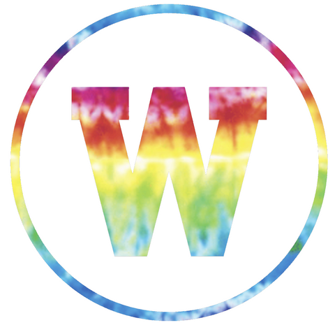 Western Michigan Broncos Team Logo Crucial Catch Cancer Tie Dye Vinyl Decal PICK SIZE