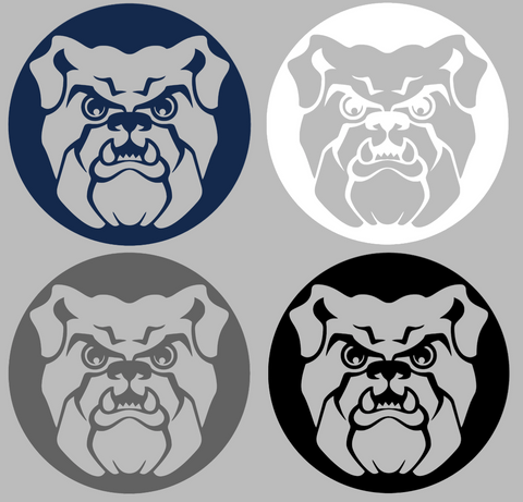 Butler Bulldogs Retro Throwback Logo Premium DieCut Vinyl Decal PICK COLOR & SIZE
