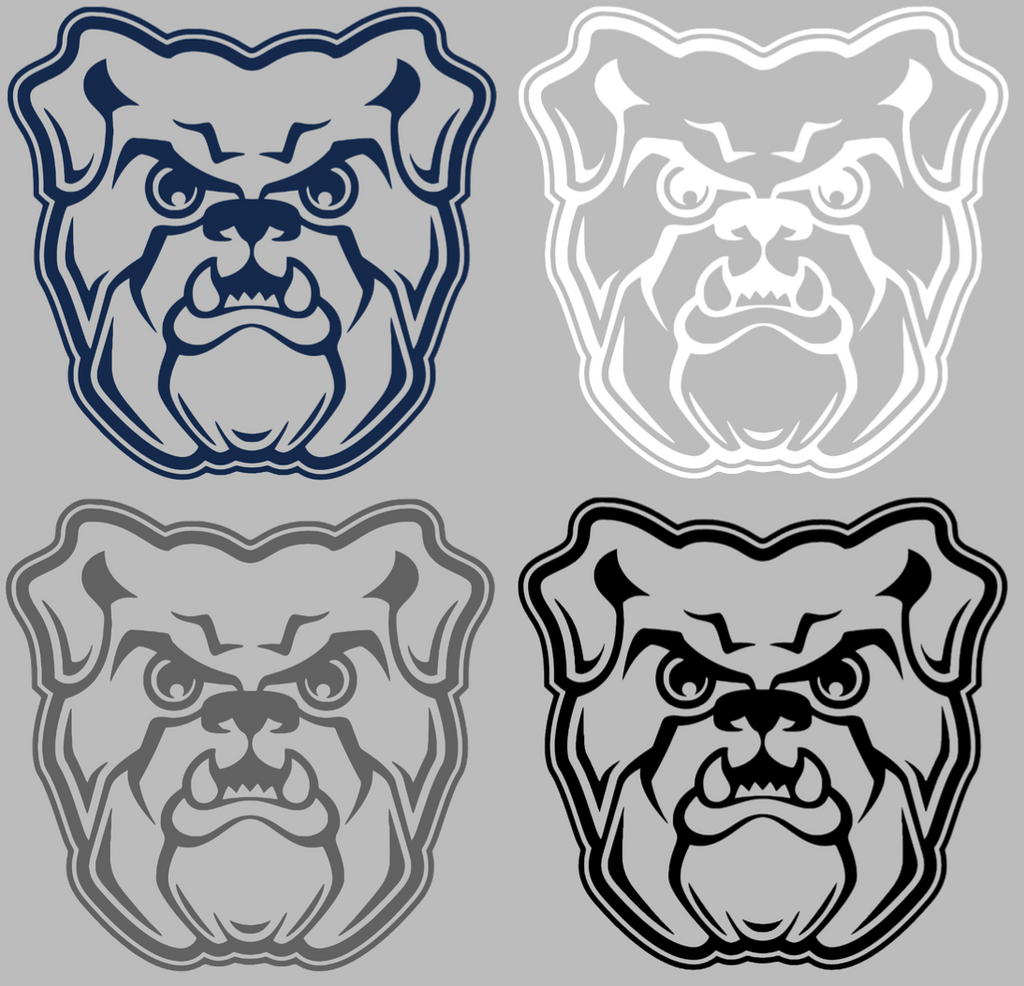 Butler Bulldogs Team Logo Premium DieCut Vinyl Decal PICK COLOR & SIZE