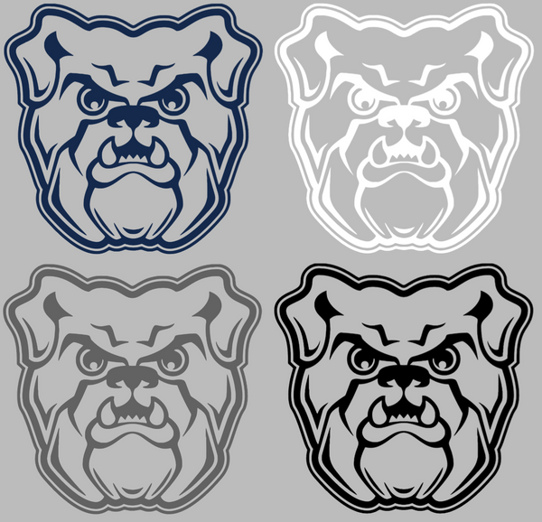 Butler Bulldogs Team Logo Premium DieCut Vinyl Decal PICK COLOR & SIZE