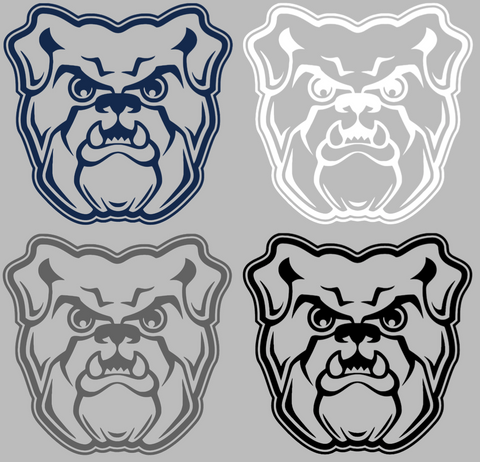Butler Bulldogs Team Logo Premium DieCut Vinyl Decal PICK COLOR & SIZE