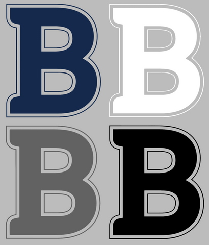 Butler Bulldogs B Logo Premium DieCut Vinyl Decal PICK COLOR & SIZE