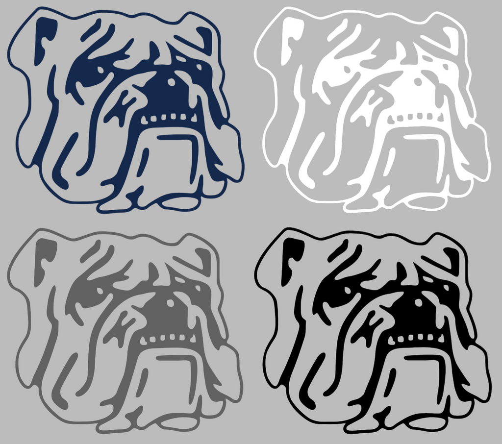 Butler Bulldogs Retro Throwback Logo Premium DieCut Vinyl Decal PICK COLOR & SIZE