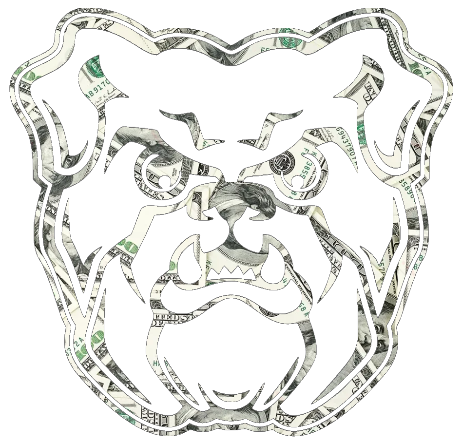 Butler Bulldogs Team Logo Money Print Premium DieCut Vinyl Decal PICK SIZE