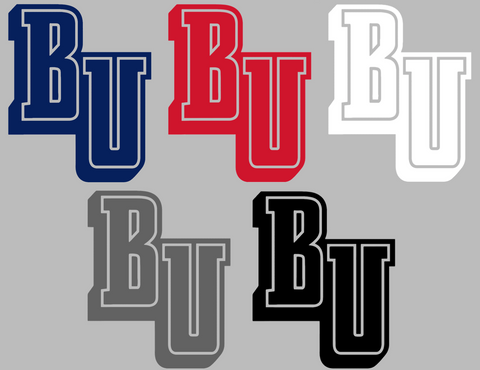 Belmont Bruins BU Logo Premium DieCut Vinyl Decal PICK COLOR & SIZE