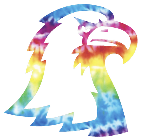 Tennessee Tech Golden Eagles Team Logo Crucial Catch Cancer Tie Dye Vinyl Decal PICK SIZE