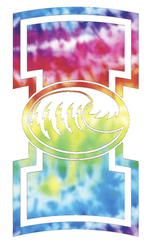 Texas A&M CC Islanders Team Logo Crucial Catch Cancer Tie Dye Vinyl Decal PICK SIZE