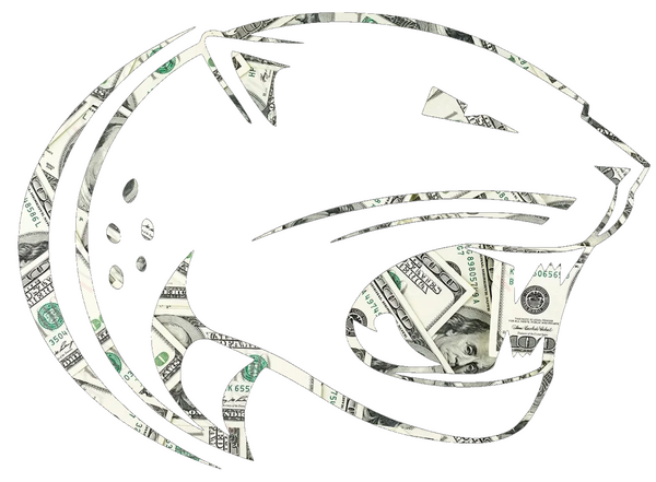 South Alabama Jaguars Team Logo Money Print Premium DieCut Vinyl Decal PICK SIZE