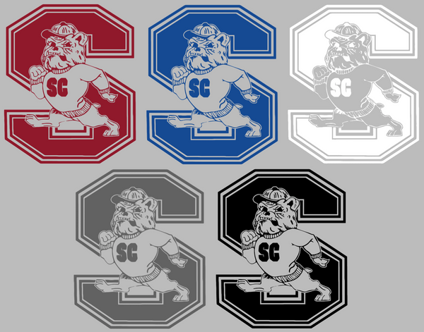 South Carolina State Bulldogs Team Logo Premium DieCut Vinyl Decal PICK COLOR & SIZE