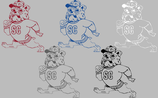 South Carolina State Bulldogs Mascot Logo Premium DieCut Vinyl Decal PICK COLOR & SIZE
