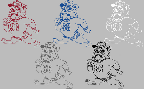 South Carolina State Bulldogs Mascot Logo Premium DieCut Vinyl Decal PICK COLOR & SIZE