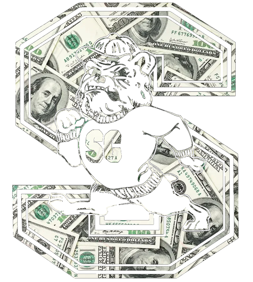 South Carolina State Bulldogs Team Logo Money Print Premium DieCut Vinyl Decal PICK SIZE