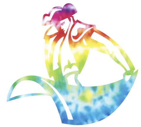 San Diego Toreros Mascot Logo Crucial Catch Cancer Tie Dye Vinyl Decal PICK SIZE