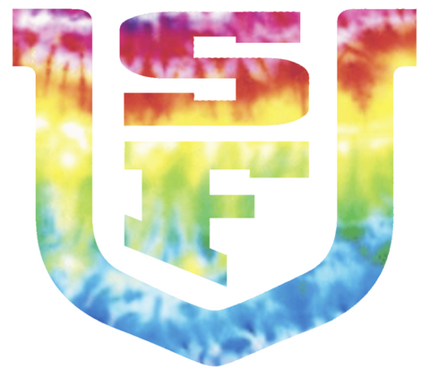 San Francisco Dons Team Logo Crucial Catch Cancer Tie Dye Vinyl Decal PICK SIZE