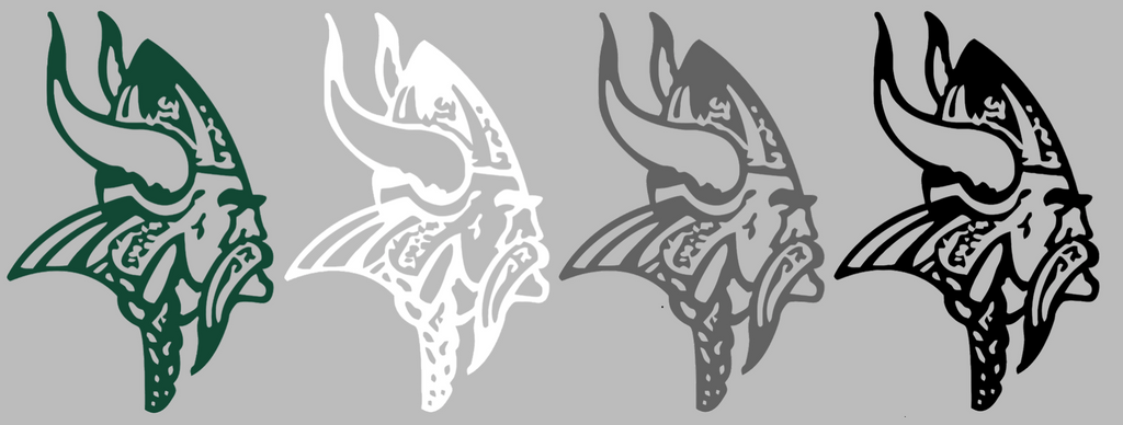 Portland State Vikings Retro Throwback Logo Premium DieCut Vinyl Decal PICK COLOR & SIZE