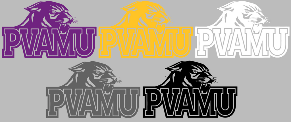 Prairie View A&M Panthers Team Logo Premium DieCut Vinyl Decal PICK COLOR & SIZE