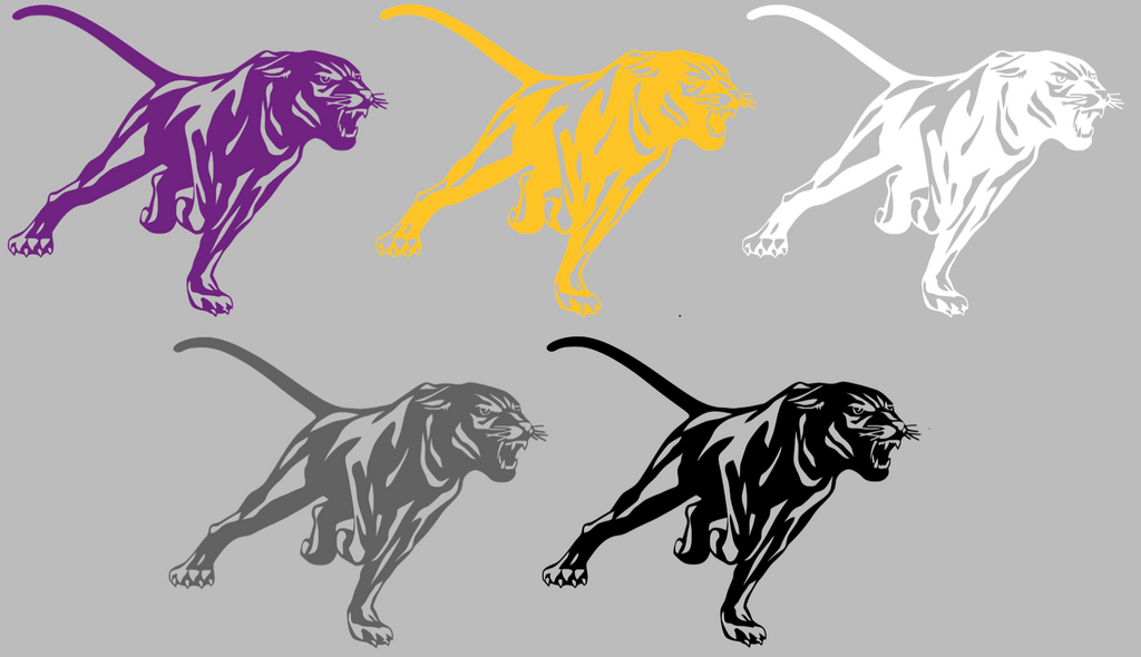 Prairie View A&M Panthers Mascot Logo Premium DieCut Vinyl Decal PICK COLOR & SIZE