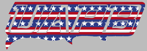 Arkansas Pine Bluff Golden Lions UAPB Logo Stars & Stripes USA American Flag Vinyl Decal PICK SIZE