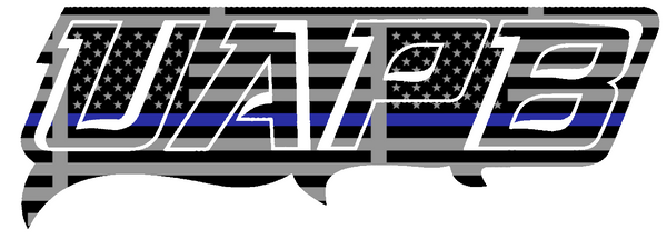 Arkansas Pine Bluff Golden Lions UAPB Logo Thin Blue Line American Flag Premium DieCut Vinyl Decal PICK SIZE