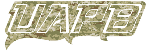 Arkansas Pine Bluff Golden Lions UAPB Logo Salute to Service Camouflage Camo Vinyl Decal PICK SIZE