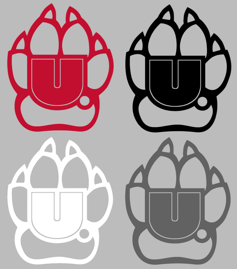 South Dakota Coyotes Retro Throwback Logo Premium DieCut Vinyl Decal PICK COLOR & SIZE