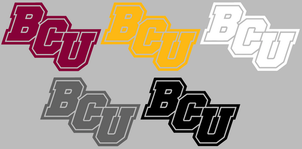 Bethune Cookman Wildcats BCU Logo Premium DieCut Vinyl Decal PICK COLOR & SIZE