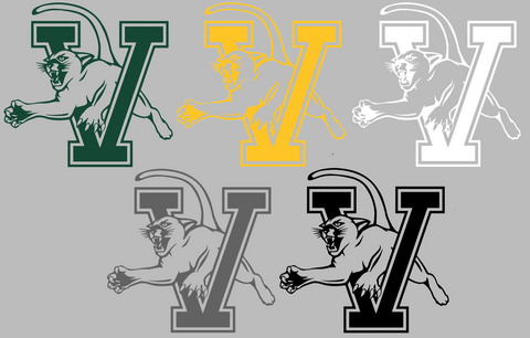 Vermont Catamounts Team Logo Premium DieCut Vinyl Decal PICK COLOR & SIZE