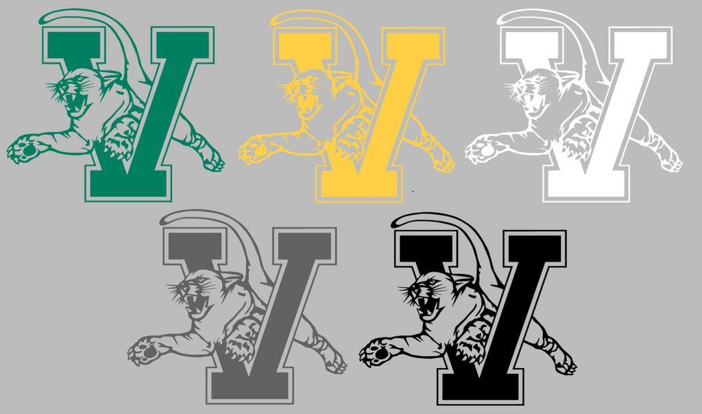 Vermont Catamounts Retro Throwback Logo Premium DieCut Vinyl Decal PICK COLOR & SIZE