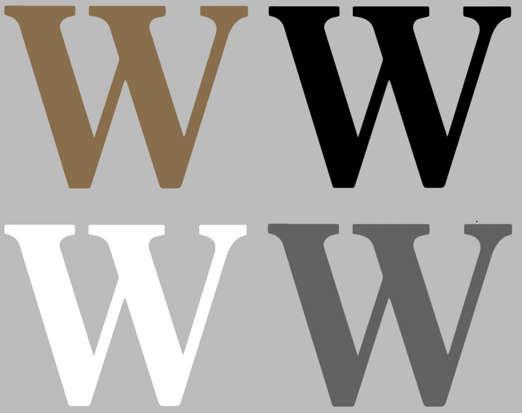 Wofford Terriers Retro Throwback Logo Premium DieCut Vinyl Decal PICK COLOR & SIZE