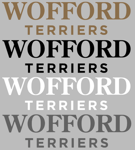 Wofford Terriers Team Name Logo Premium DieCut Vinyl Decal PICK COLOR & SIZE