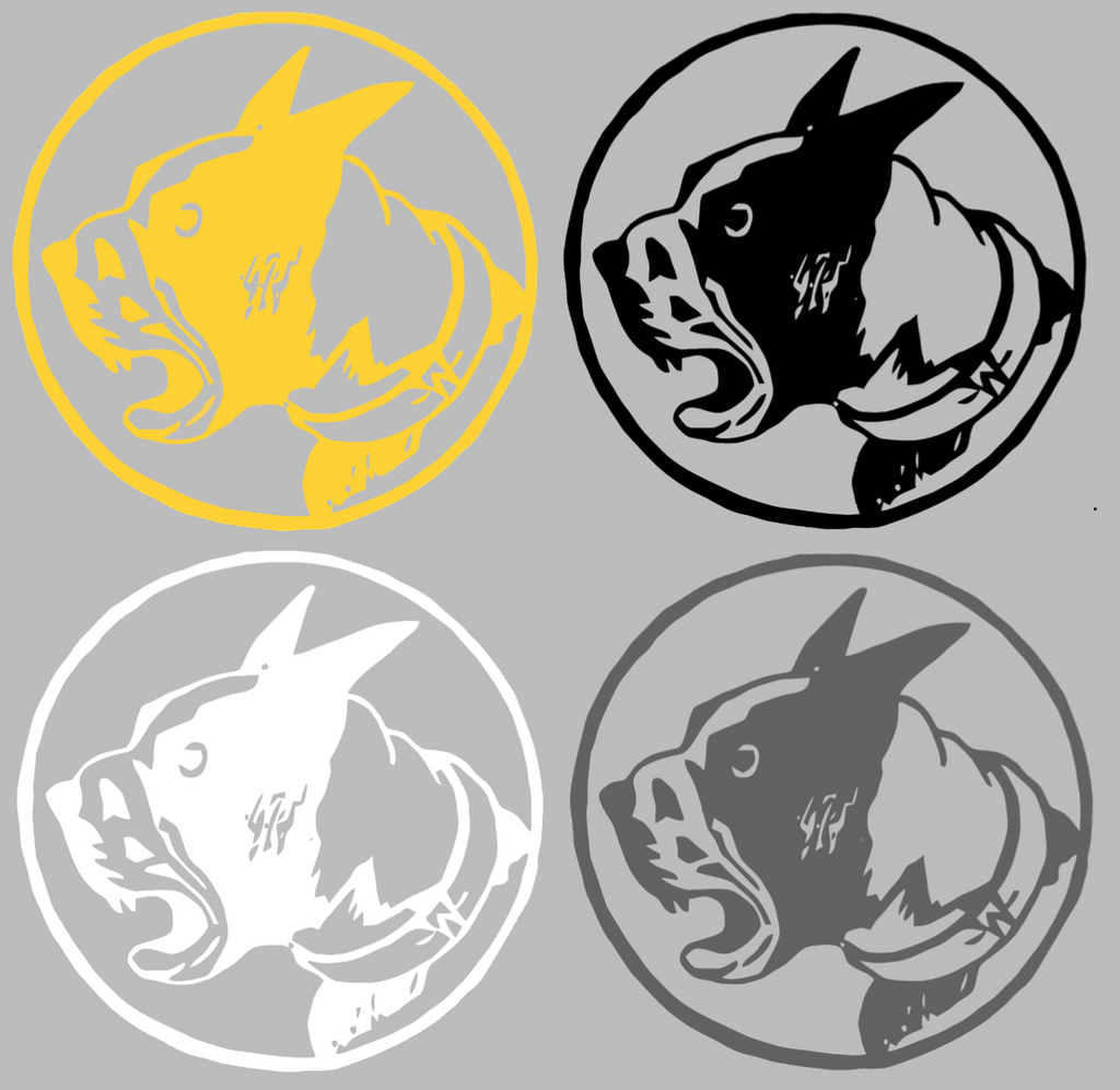 Wofford Terriers Retro Throwback Logo Premium DieCut Vinyl Decal PICK COLOR & SIZE