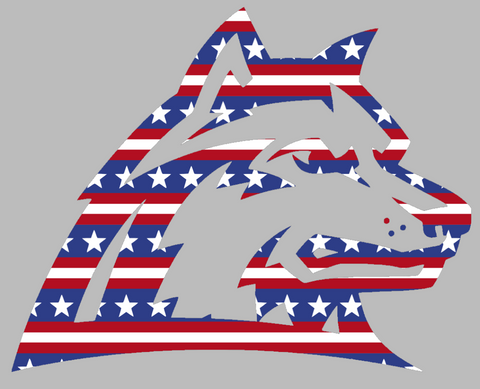 Wright State Raiders Team Logo Stars & Stripes USA American Flag Vinyl Decal PICK SIZE