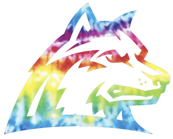 Wright State Raiders Team Logo Crucial Catch Cancer Tie Dye Vinyl Decal PICK SIZE