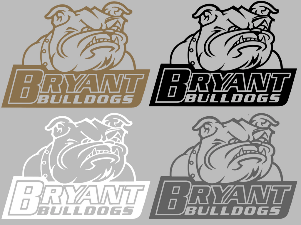 Bryant Bulldogs Alternate Logo Premium DieCut Vinyl Decal PICK COLOR & SIZE
