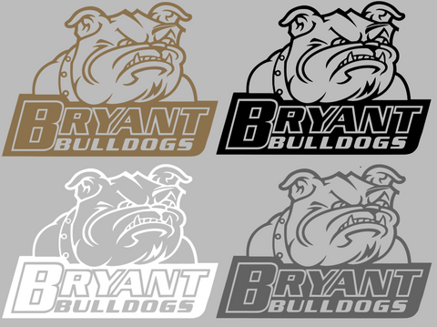Bryant Bulldogs Alternate Logo Premium DieCut Vinyl Decal PICK COLOR & SIZE