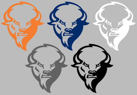 Bucknell Bison Alternate Logo Premium DieCut Vinyl Decal PICK COLOR & SIZE