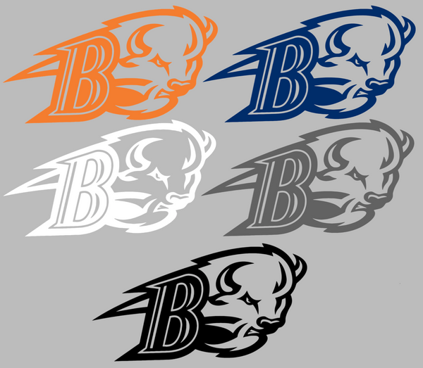 Bucknell Bison Team Logo Premium DieCut Vinyl Decal PICK COLOR & SIZE