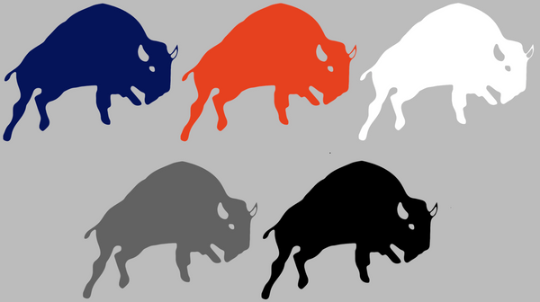Bucknell Bison Retro Throwback Logo Premium DieCut Vinyl Decal PICK COLOR & SIZE