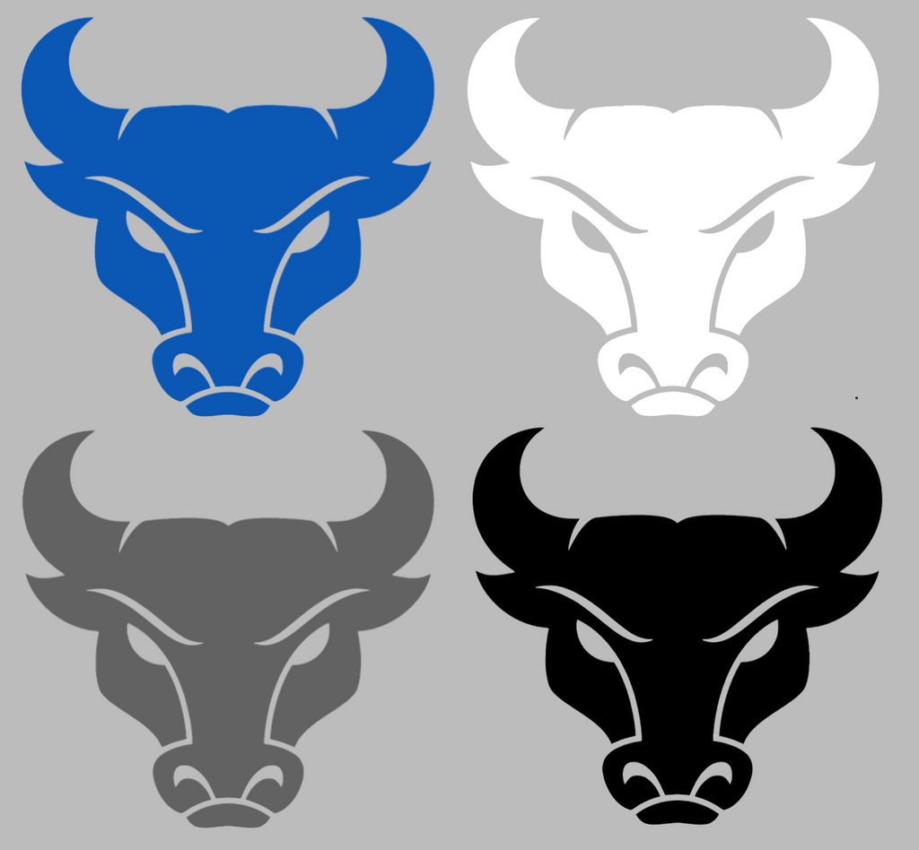 Buffalo Bulls Mascot Logo Premium Vinyl Decal PICK COLOR \u0026 SIZE –  SportsJewelryProShop, image size:1024x948