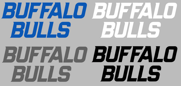Buffalo Bulls Team Name Logo Premium DieCut Vinyl Decal PICK COLOR & SIZE