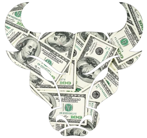 Buffalo Bulls Mascot Logo Money Print Premium DieCut Vinyl Decal PICK SIZE