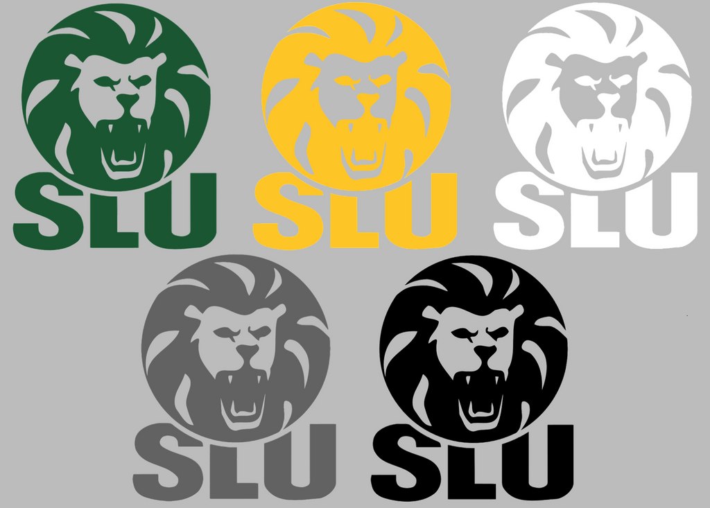 Southeastern Louisiana Lions Retro Throwback Logo Premium DieCut Vinyl Decal PICK COLOR & SIZE