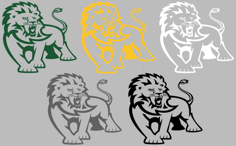 Southeastern Louisiana Lions Retro Throwback Logo Premium DieCut Vinyl Decal PICK COLOR & SIZE