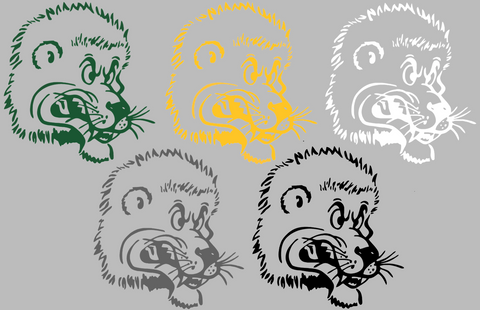 Southeastern Louisiana Lions Retro Throwback Logo Premium DieCut Vinyl Decal PICK COLOR & SIZE