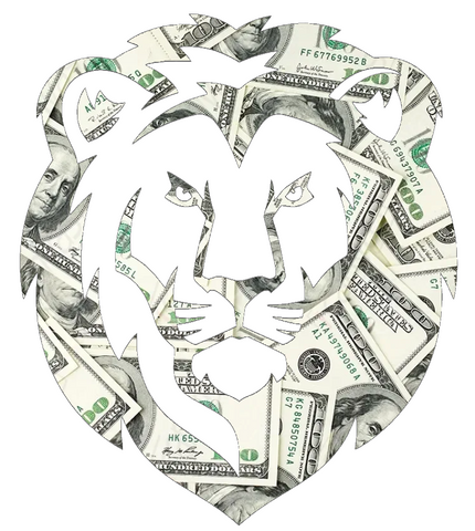 Southeastern Louisiana Lions Team Logo Money Print Premium DieCut Vinyl Decal PICK SIZE