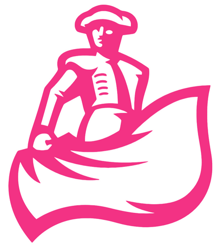 Cal State Northridge Matadors HOT PINK Team Logo Premium DieCut Vinyl Decal PICK SIZE