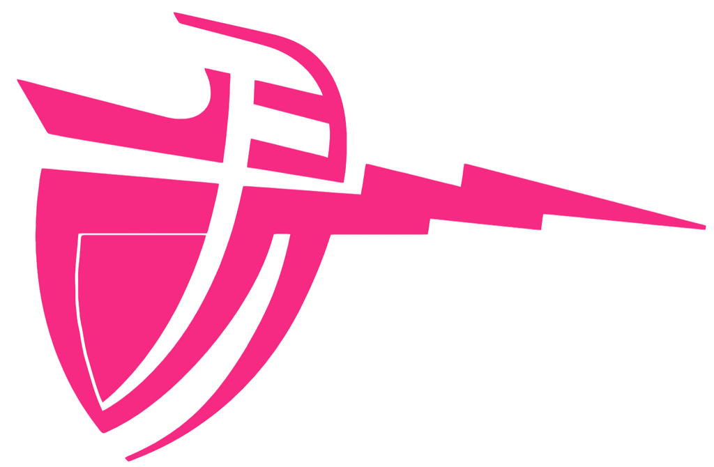 California Baptist Lancers HOT PINK Team Logo Premium DieCut Vinyl Decal PICK SIZE
