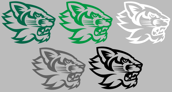 Binghampton Bearcats Retro Throwback Logo Premium DieCut Vinyl Decal PICK COLOR & SIZE