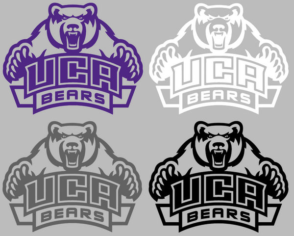 Central Arkansas Bears Retro Throwback Logo Premium DieCut Vinyl Decal PICK COLOR & SIZE