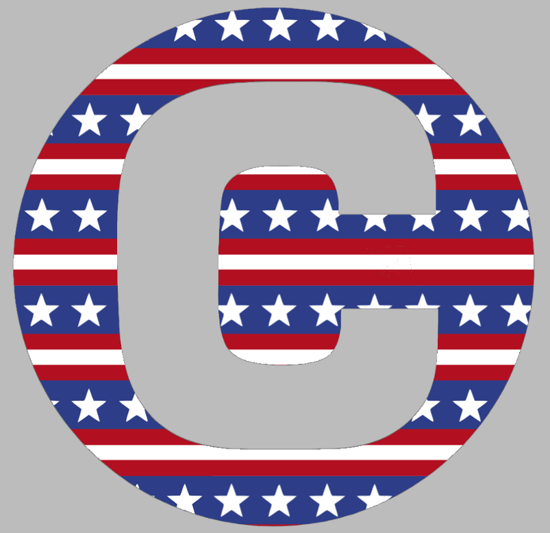 Centenary Gentlemen Team Logo Stars & Stripes USA American Flag Vinyl Decal PICK SIZE